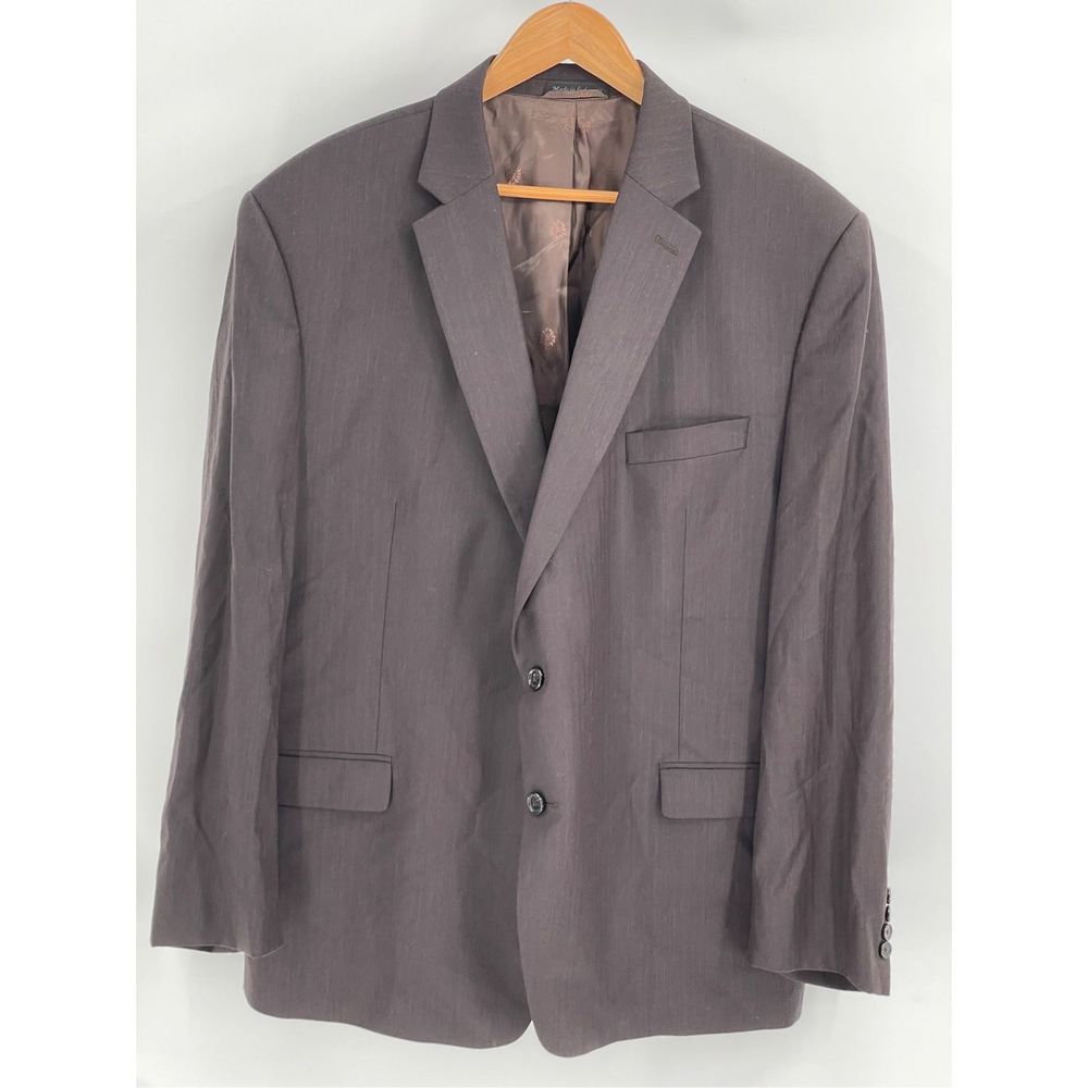 Lauren Ralph Lauren Blazer Sport Coat Suit Men Size 50R Brown Striped